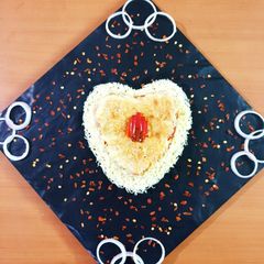 Pasta in heart A picture of Pasta in heart.