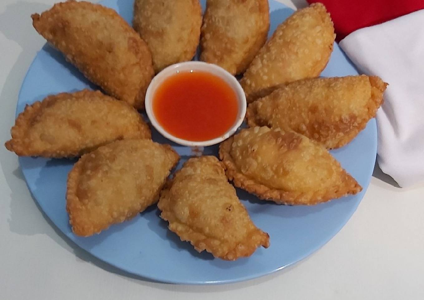 Jalangkote ekonomis isi ayam dan ubi jalar