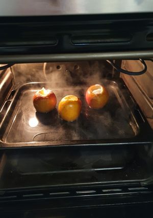 Una foto de Manzanas al horno