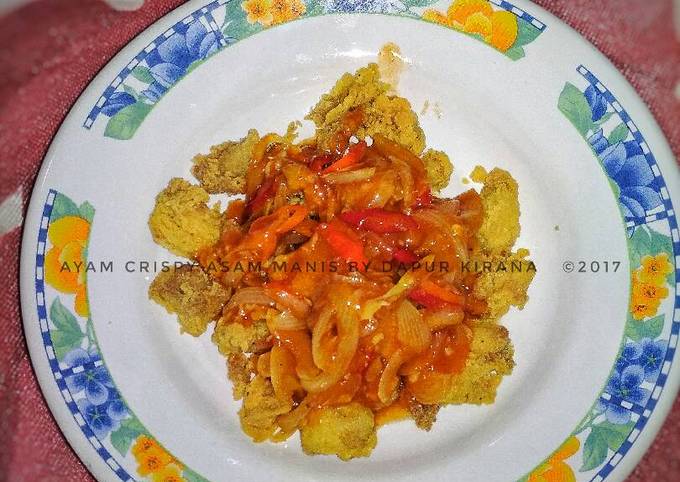 Resep Ayam crispy asam manis by Dapur KiRana, Top Markotop