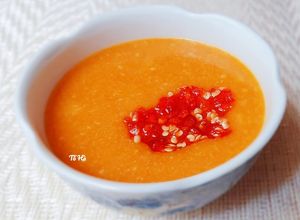 Hình của món TƯƠNG chấm ăn nem nướng Ninh Hòa (Cách 2).