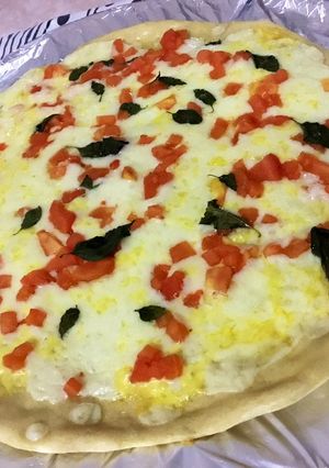 Una foto de Pizza 🍕 margherita