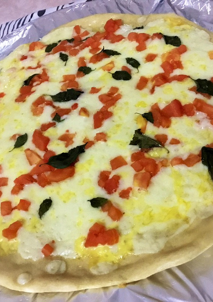 Una foto de Pizza 🍕 margherita