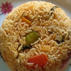 A picture of Vegetable Biriyani.