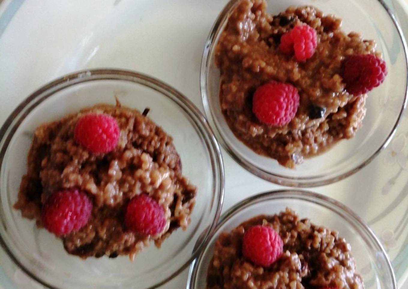 Arroz con leche de amaranto y chocolate