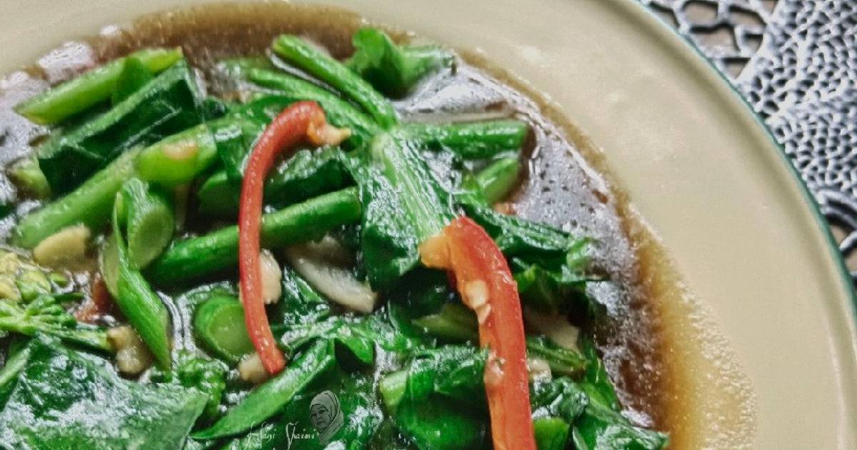 Resipi (7/10) Kailan goreng bersama oyster sauce oleh Hani Shaimi Cookpad