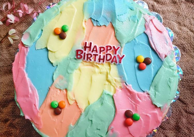 Langkah Mudah untuk Membuat Minimalist Art Birthday Cake yang Enak