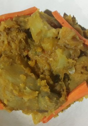 A picture of Sweet potatoes porriage.