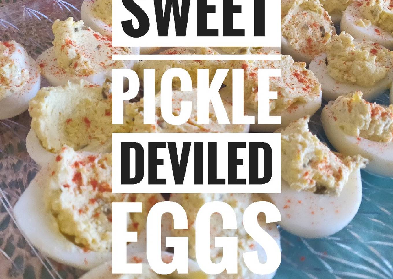 Sweet Pickle Deviled Eggs🥚🥒