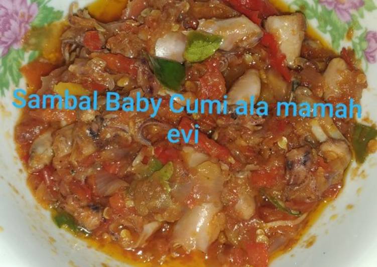 Sambal baby cumi