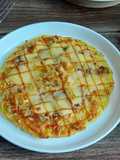 Okonomiyaki keju leleh