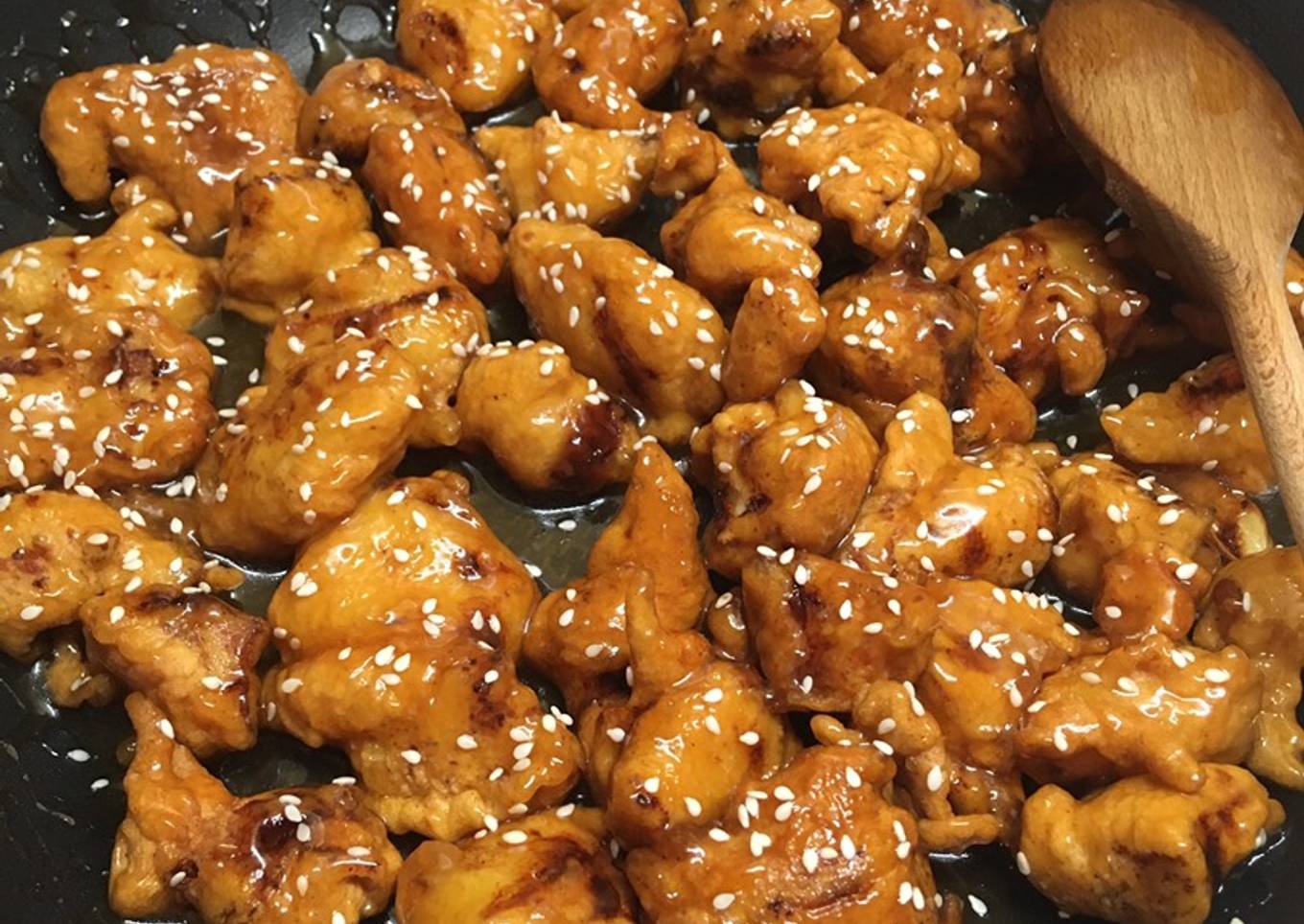 Honey sesame chicken