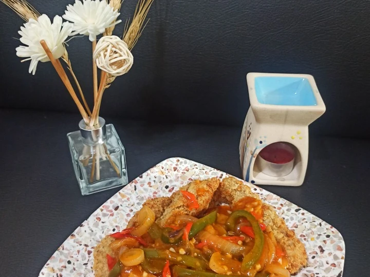 Cara Simple Menyiapkan Resep  Dori Crispy Saus Pedas Manis (Sweet and Spicy Dori Strip) yang Menggugah Selera, Bikin Ketagihan