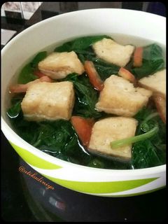 Foto resep Bening Bayam Tahu 😘