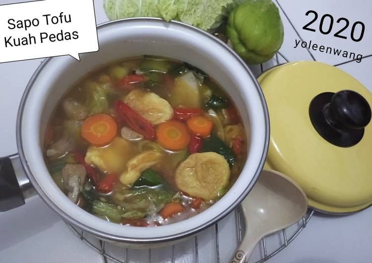 Resep Sapo Tofu Kuah Pedas yang Enak