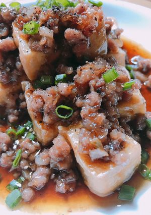 Hình của món Đậu hủ bơ chanh.