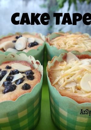 Foto resep Cake Tape (Keju, almond Dan Choco chips)