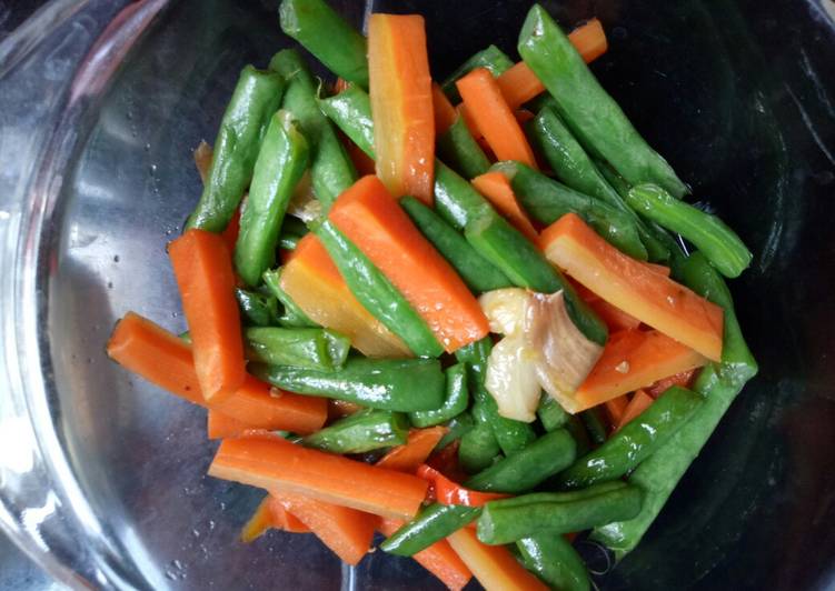 Tumis buncis & wortel, simple & enak banget