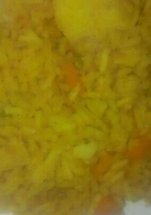 A picture of Rice &potatoes.