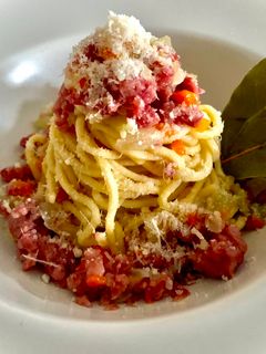Foto di Tonnarelli con ragù bianco di cotechino