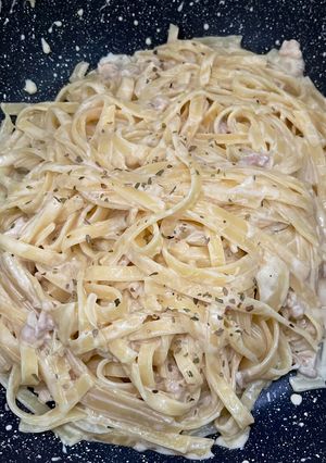 Foto resep Fettucini carbonara