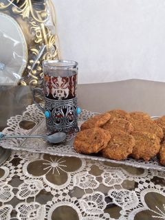 عکسی از دستور کوکی کدو حلوایی