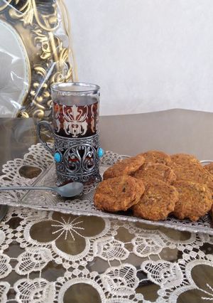 عکسی از دستور کوکی کدو حلوایی