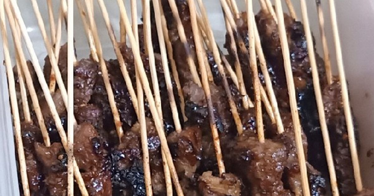 Sate Kambing Empuk dan Meresap Bumbunya