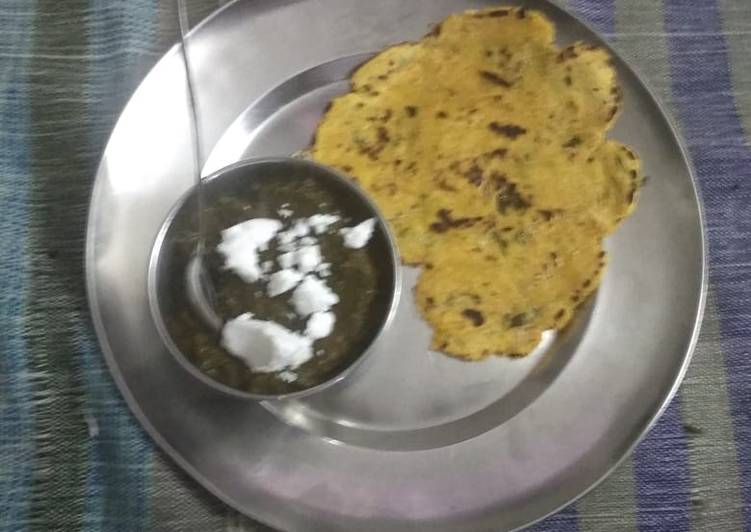 Makki ki roti sarso ka saag