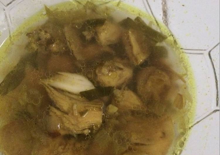 Resep Soto ayam praktis dengan bumbu racik ayam goreng indofood Anti Gagal