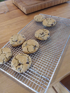 A picture of Peanut butter oatmeal cookies.
