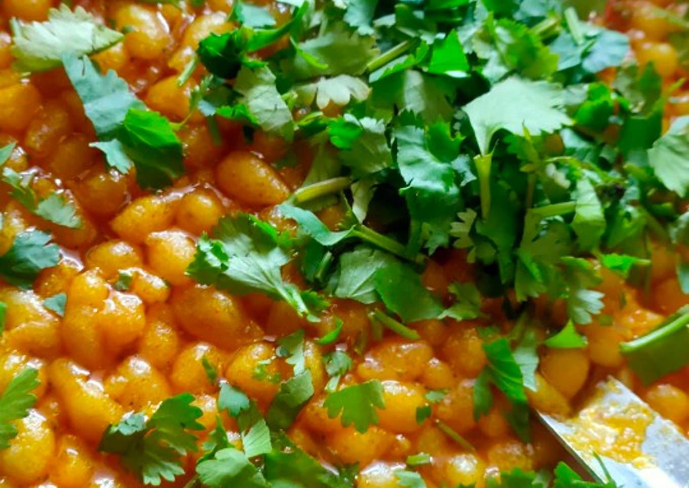 Boondi sabzi