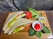 Gambar selada romaine sandwich