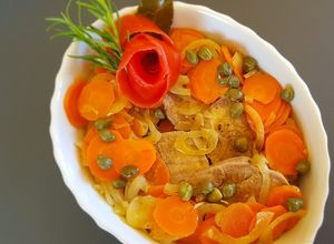 Una foto de Lengua de vaca, al escabeche