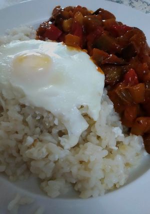 Una foto de Arroz a la cubana bajo en calorías