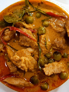 A picture of Panang Pork Neck Curry.