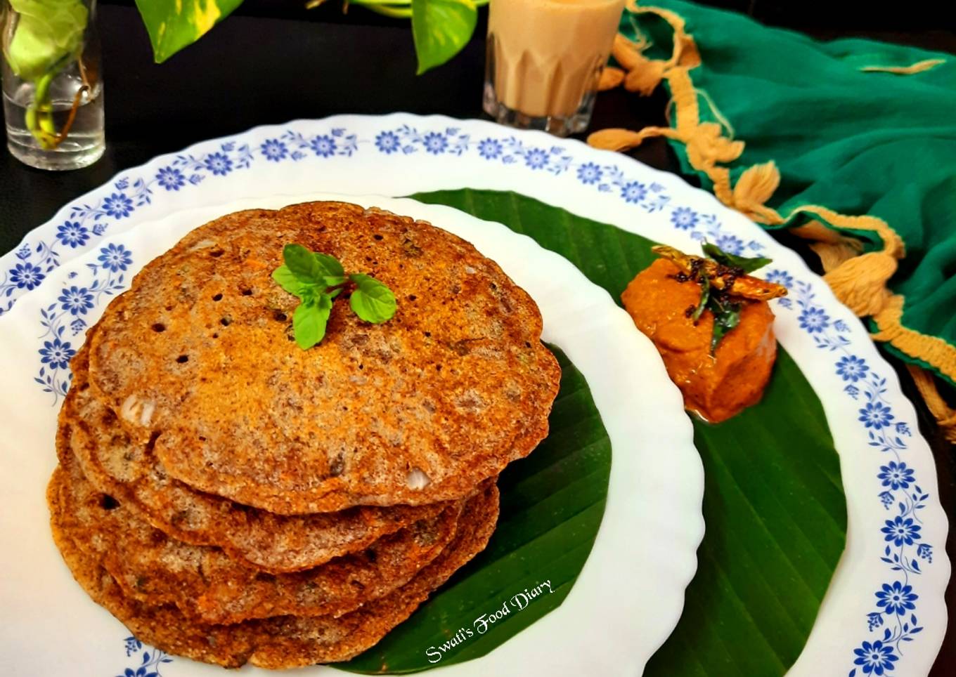 Ragi Savory Pancakes