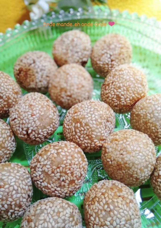 Foto resep Onde onde (kumbu) isi kacang ijo