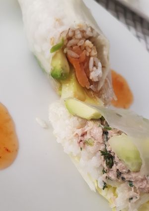 Una foto de Rollos de primavera
