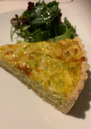 A picture of Leek Quiche.
