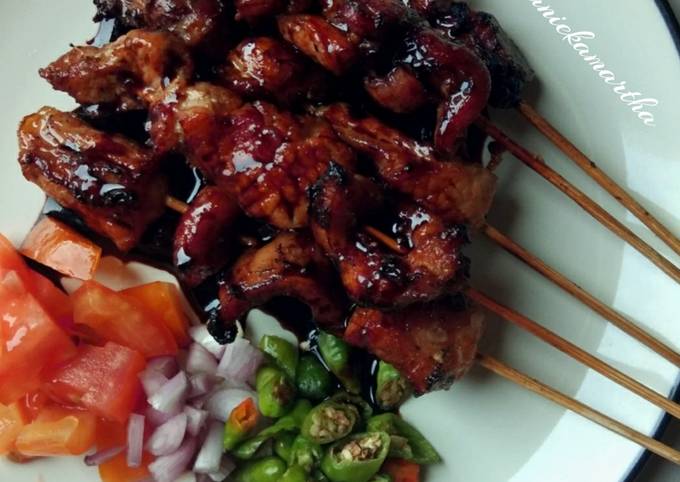 Standar Resep termudah buat 53. Sate Daging Sapi Bumbu Kecap sajian Idul Fitri  gurih