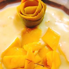 Mango custard A picture of Mango custard.