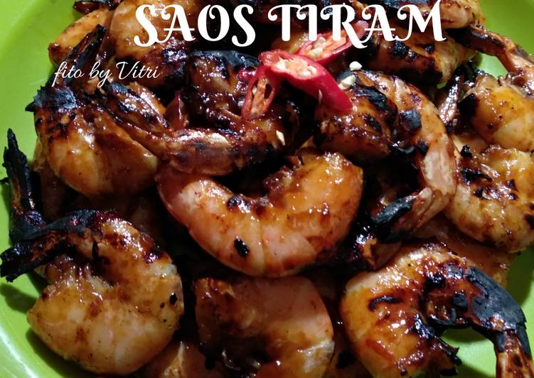 Resep Udang bakar saos tiram | Langkah Membuat Udang bakar saos tiram Yang Mudah Dan Praktis