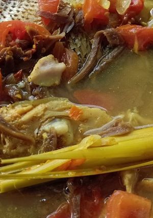 Foto resep Kuah asam ikan kakap