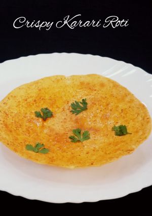 A picture of Crispy Karari Roti.