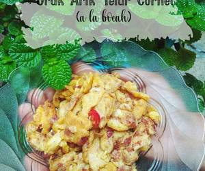 Resep Populer Orak Arik Telur Cornet a la Bocah Mantul Banget