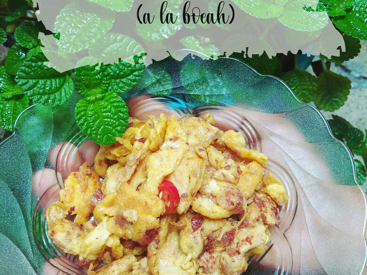 Resep Orak Arik Telur Cornet (a la Bocah) Anti Gagal