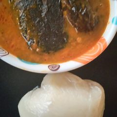 A picture of Ogbono soup.