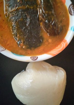 A picture of Ogbono soup.