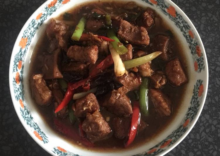 Recipe of Quick Sweet spicy stew pork